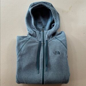 The North Face Teal Fleece Hoodie (M)